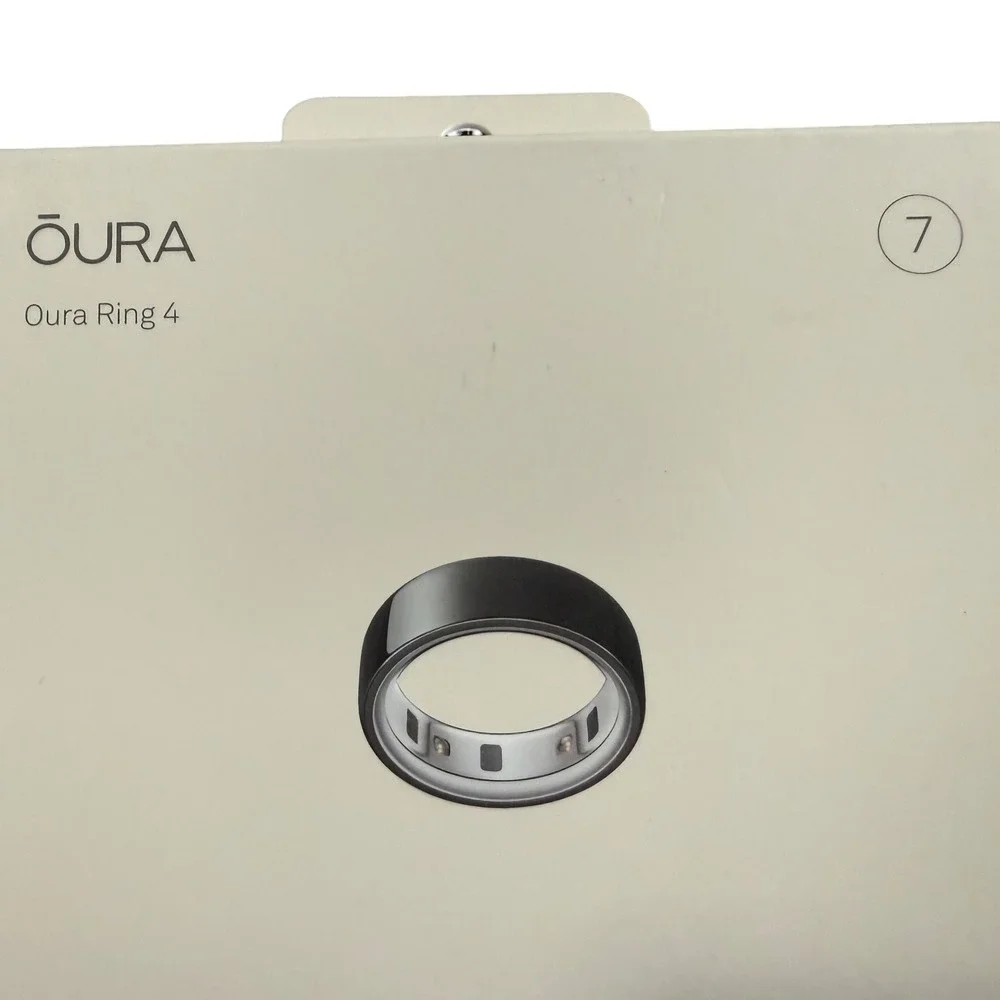 Oura Ring 4 Black Noir Smart Ring Health Tracker Size 7 Model OA11 New In Box